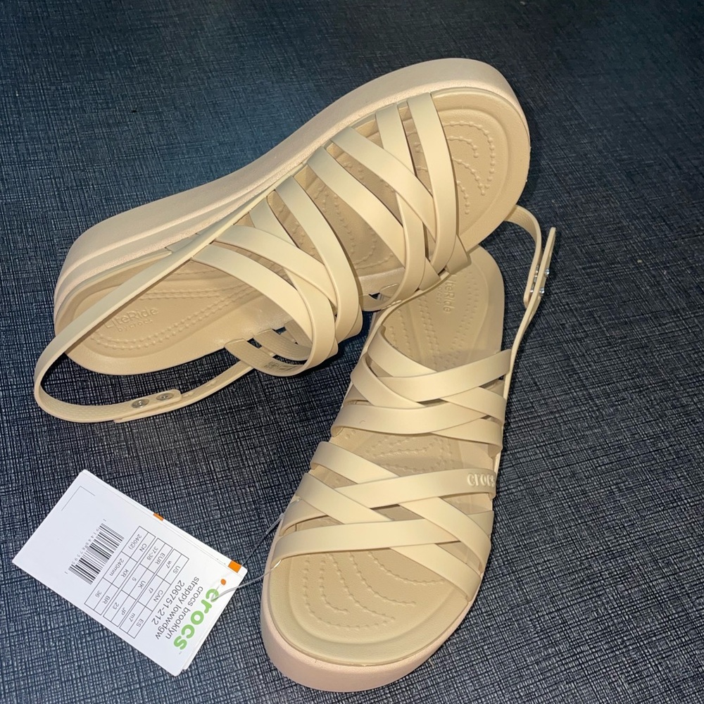 Crocs Brooklyn Strappy Wedges